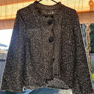Knit Black and white knit cardigan